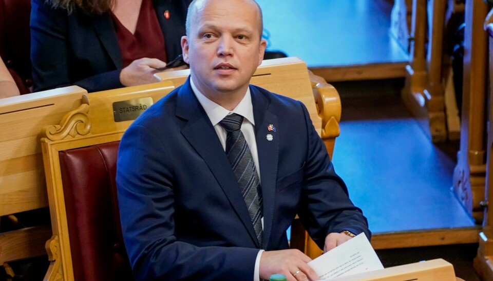 Finansminister Trygve Slagsvold Vedum (Sp) bevilger langt mindre penger til oppsplitting enn kommunene og fylkene selv mener de trenger. Foto: Terje Pedersen / NTB Finansminister Trygve Slagsvold Vedum (Sp) bevilger langt mindre penger til oppsplitting enn kommunene og fylkene selv mener de trenger. Foto: Terje Pedersen / NTB