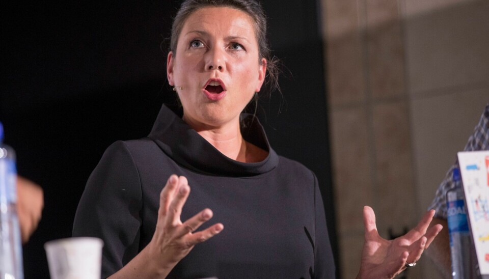 REFORHANDLE: Leder for Europabevegelsen Heidi Nordby Lunde mener Norge må reforhandle kraftavtalene med Europa. Foto: Terje Pedersen / NTB
