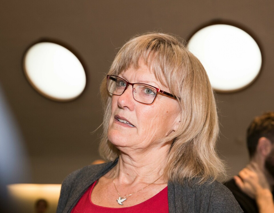 Oslo 20170919.Karin Andersen blir Stortingets eldste kvinne. Her da SVs stortingsgruppe samlet seg for første gang etter valget.Foto: Terje Pedersen / NTB scanpix Oslo 20170919.
Karin Andersen blir Stortingets eldste kvinne. Her da SVs stortingsgruppe samlet seg for første gang etter valget.
Foto: Terje Pedersen / NTB scanpix