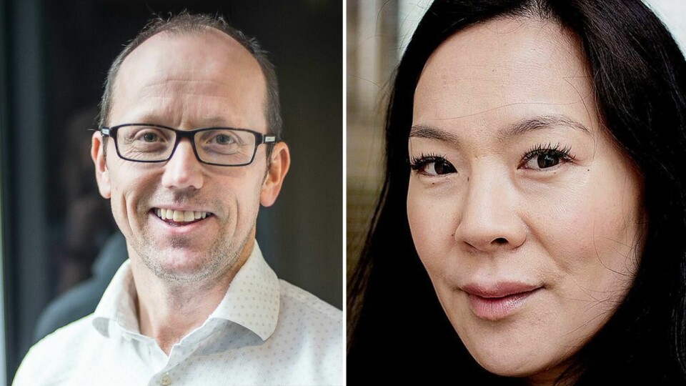 Konsernsjef i Mentor Medier Per Magne Tveite og Morgenbladet-redaktør Sun Heidi Sæbø. Konsernsjef i Mentor Medier Per Magne Tveite og Morgenbladet-redaktør Sun Heidi Sæbø.