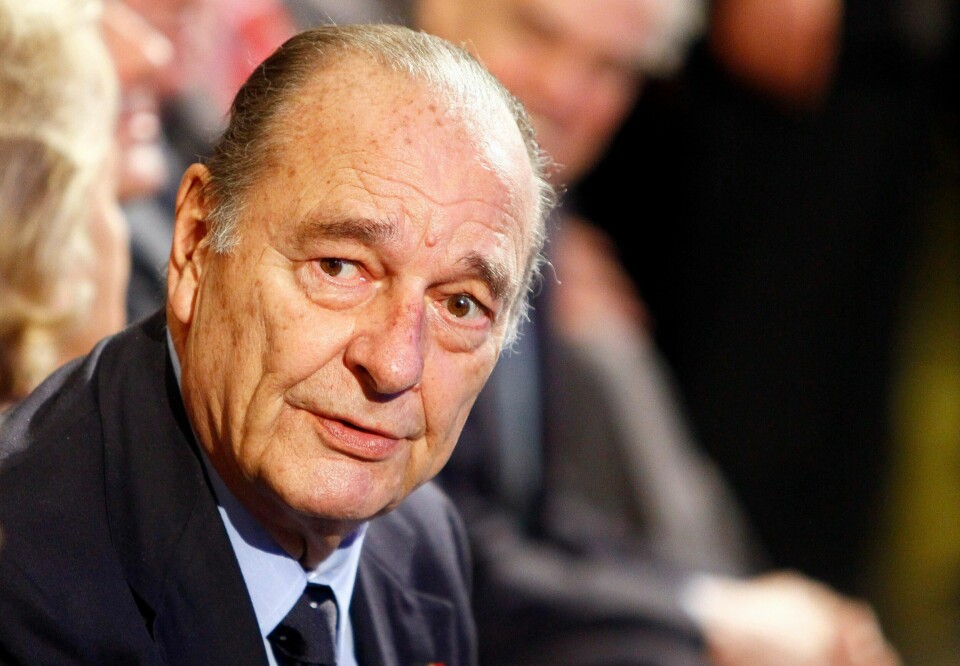 Tidligere president Jacques Chirac, her under en seremoni i 2011, er død, 86 år gammel.