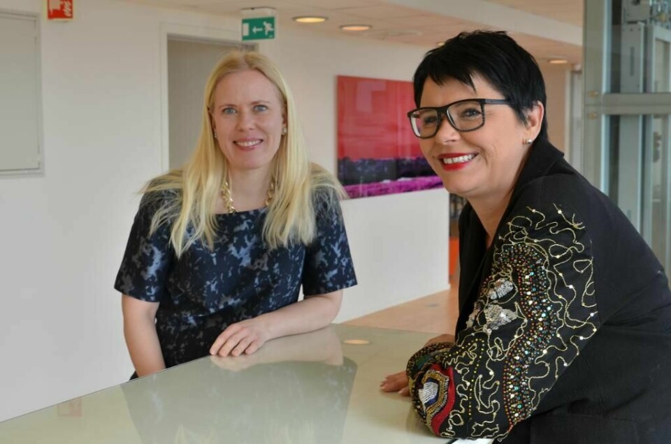 I dag deltar direktør Inger Helene Venås (t.h.) og jurist Anita Sundal Skjøstad i Virke i en stortingshøring om ny anskaffelseslov.