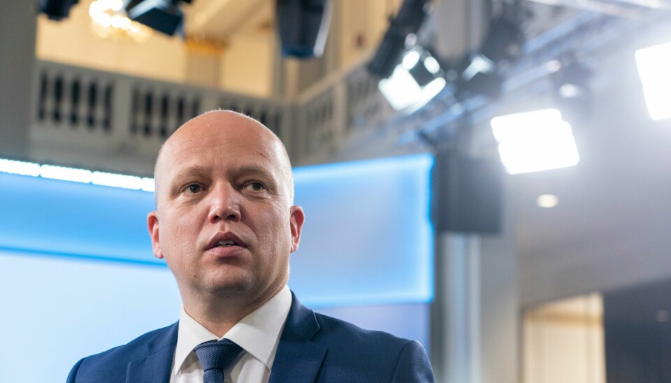 Finansminister Trygve Slagsvold Vedum (Sp) sier Ukraina-krisen ikke bra for norsk økonomi. Finansminister Trygve Slagsvold Vedum la fram lønnsstøtteordningen til regjeringen på fredag. Søndag sier Vedum at han vil endre på ordningen. Foto: Terje Pedersen / NTB