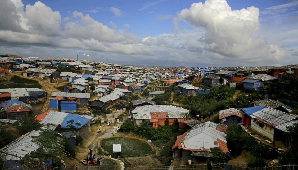 Myanmar-hærens overgrep mot rohingya-minoriteten i 2017 sendte over 750.000 mennesker på flukt til nabolandet. Her en av flyktningleirene i Bangladesh. Myanmar-hærens overgrep mot rohingya-minoriteten i 2017 sendte over 750.000 mennesker på flukt til nabolandet. Her en av flyktningleirene i Bangladesh. Foto: AP / NTB