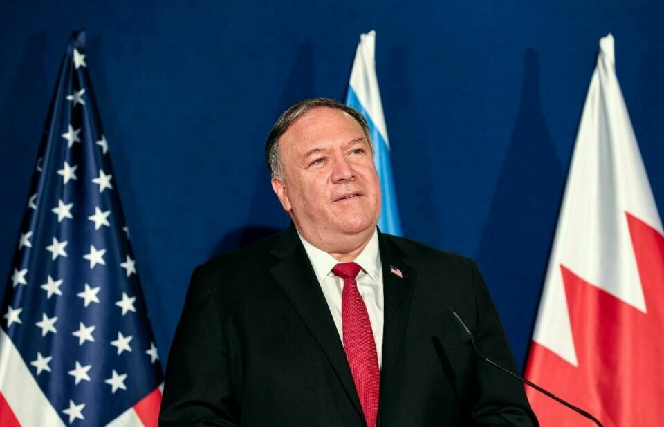 Mike Pompeo. Foto: AP/NTB