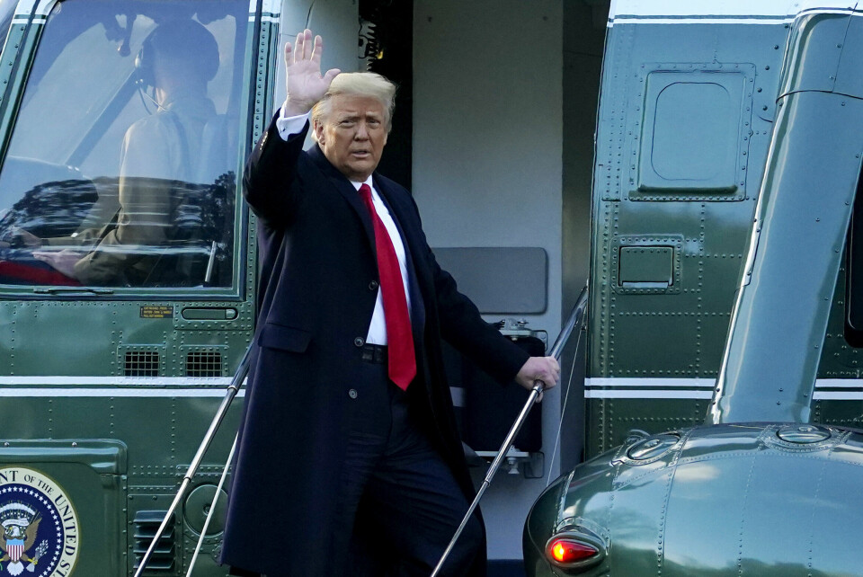 RIKSRETT: Riksrettssaken mot Donald Trump startet tirsdag. Trump