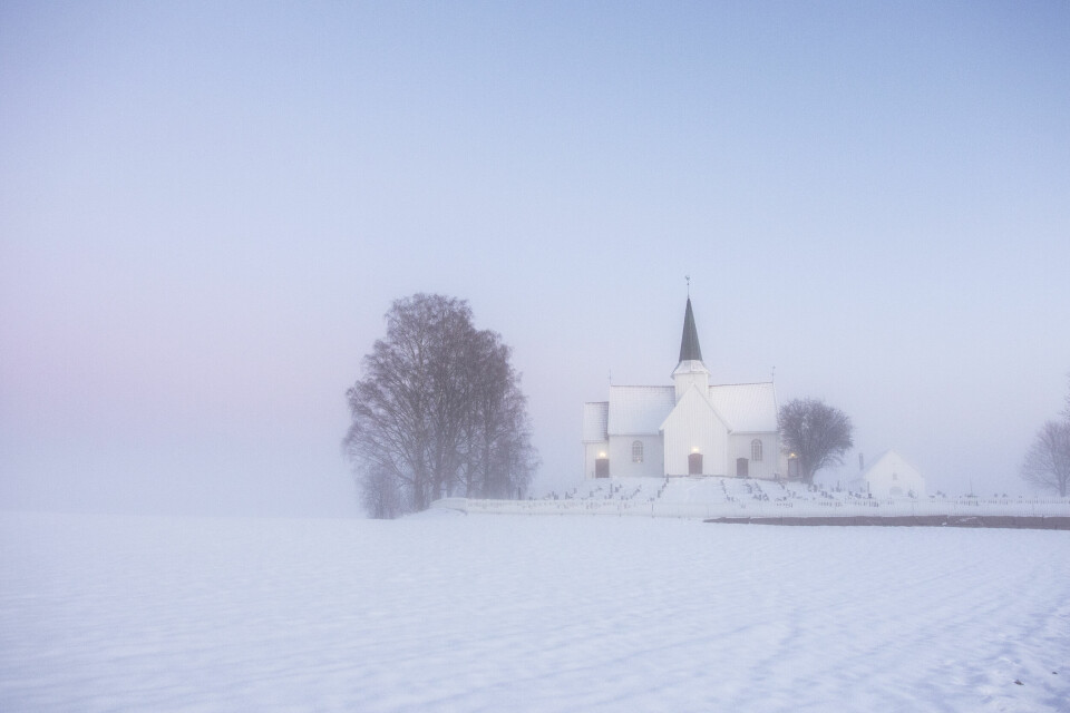 GJERDRUM KIRKE: Det ble en spesiell gudstjeneste i Gjerdrum kirke søndag. Gudstjenesten i Gjerdrum Kirke