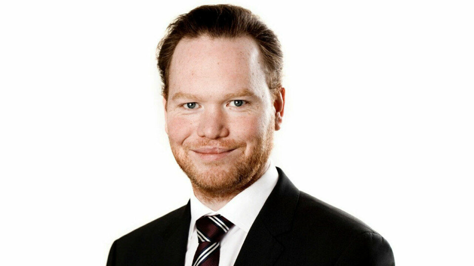NØDVENDIG: Magnus Thue (H) i Finansdepartementet sier krisepakken til olje- og gassnæringen var nødvendig for å bevare arbeidsplasser. Magnus Thue (H), statssekretær i Finansdepartementet.