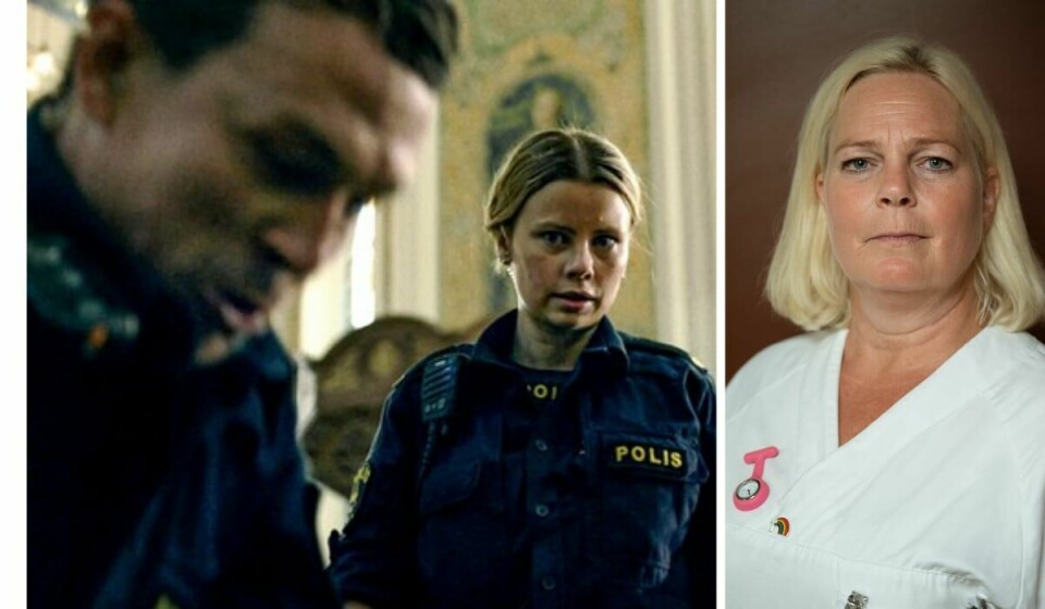 PÅ TV: Aud Irene Svartvasmo opplevde at gudsriket kom til syne i den svenske politiserien «Den tynne blå linjen» Den tynne blå linjen