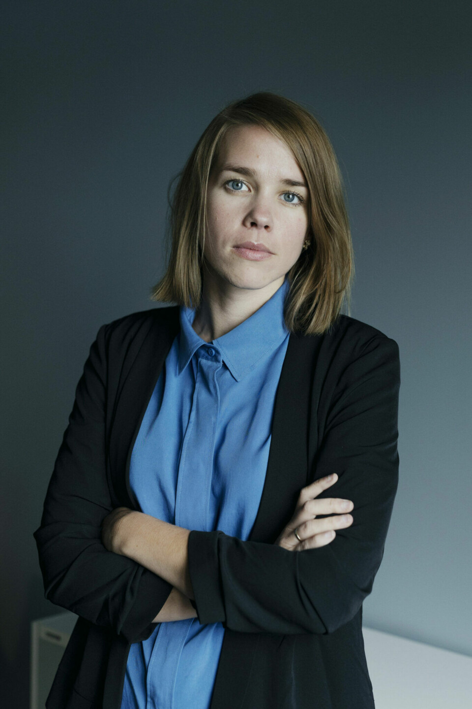 Seniorrådgiver i NIM, Kirsten Kolstad Kvalø er tydelig i sin tale om at Stortinget burde gi barn klagerett i FN. Pressebilder av seniorrådgiver i NIM, Kirsten Kolstad Kvalø. Fotografert 29.09.21.