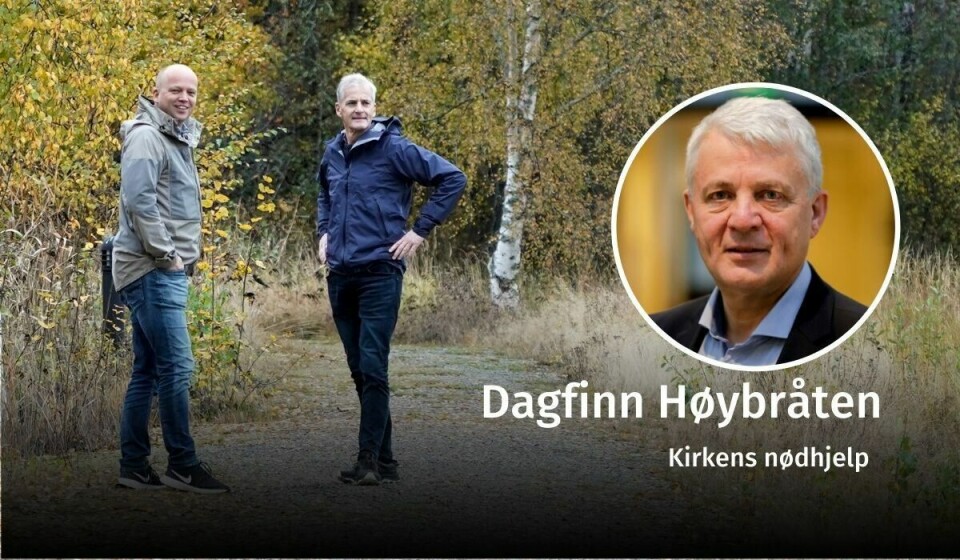 KLIMASATSING: Kirkens Nødhjelp håper at en ny regjering unngår å satse på lavthengende frukter og heller tør å satse stort på klima, skriver Dagfinn Høybråten. Dagfinn Høybråten, klima, debatt