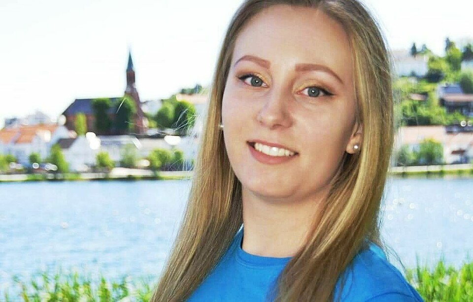 KRITISK: Silje Flaten Haugli peker på at Frp nesten er uten kvinnelige toppkandidater i fylkene. Hun tror ikke Sylvi Listhaug vil gjøre noe med mannsdominansen hvis sunnmøringen blir partileder. Leder Tvedestrand Frp