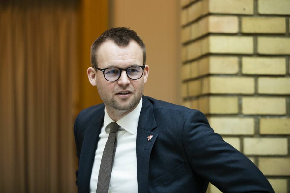 GLAD: Barne- og familieminister Kjell Ingolf Ropstad (KrF) er glad for at de første Moria-flyktningene ankommer Norge kommende uke.