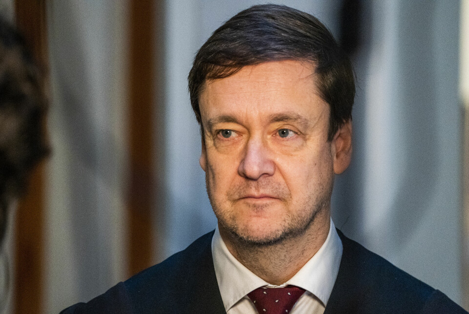 John Christian Elden representerer de mange etterkommerne av Hjemmefrontmenn som reagerer på påstander i boka «Hva visste hjemmefronten?'. Foto: Håkon Mosvold Larsen / Pool / NTB .