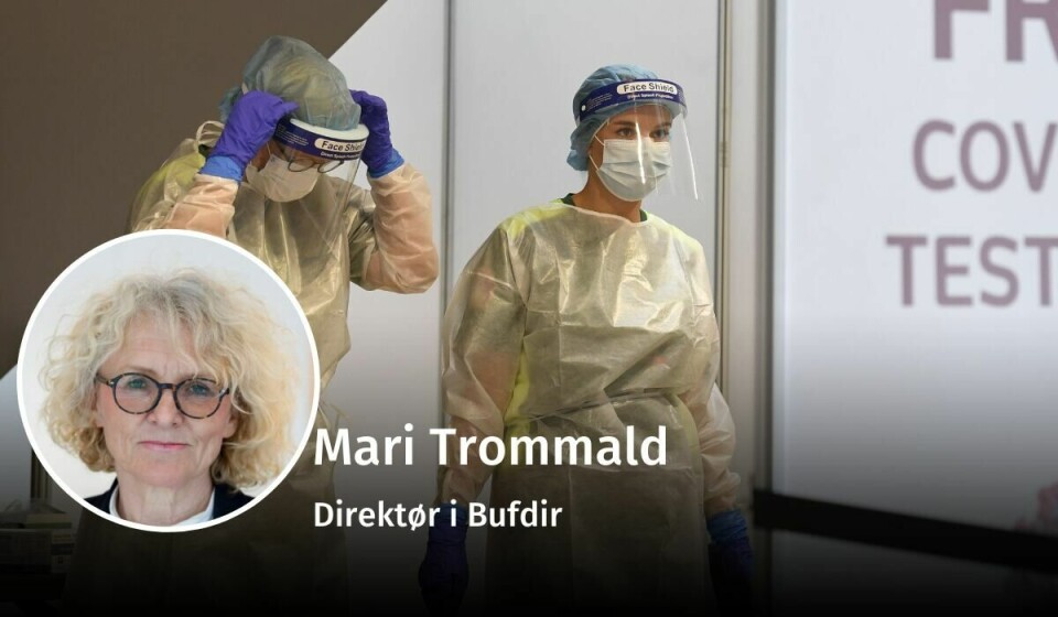 I FRONTLINJEN: – I dagens pandemi er det kvinnene som står i fronten, skriver BufDir-direktøren. Hun tror lærdommer fra pandemien kan legge til rette for mer likestilling. I FRONTLINJEN: – I dagens pandemi er det kvinnene som står i fronten, skriver BufDir-direktøren. Hun tror lærdommer fra pandemien kan legge til rette for mer likestilling.