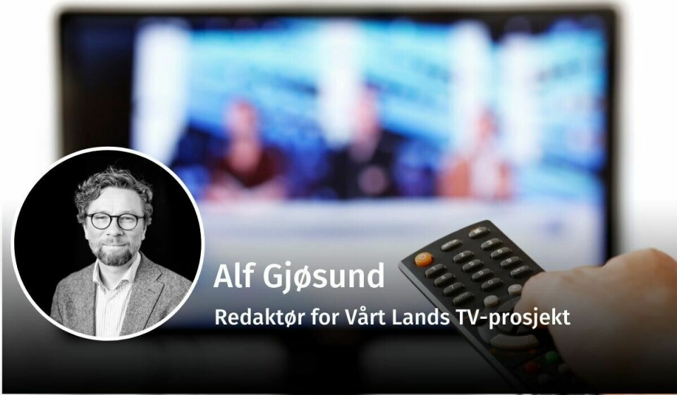 SAMLENDE TV: Vi har valgt å tolke vårt oppdrag bredt. Vi vil være økumeniske, skriver redaktør for Vårt Lands TV-prosjekt i sitt svar til Tro & Medier. Alf Gjøsund, debatt, tvl