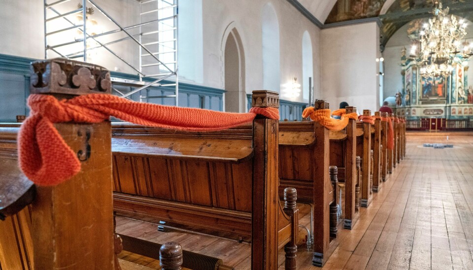 PÅSKE: Det blir enn annerledes påskehøytid i landets kirkesamfunn i år også. Her fra Vår frues kirke i Trondheim. påske