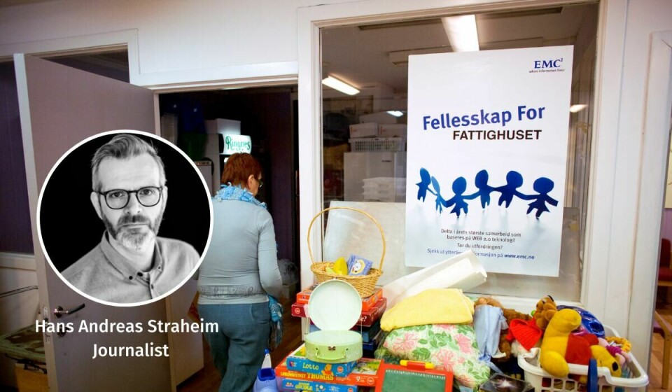TREFF BOTN: Kor langt ned må du falle før du treff botn? Det er eit skremmande tankeeksperiment å prøve å sjå føre seg kor mykje som må gå gale i livet før du sit att heilt tomhendt, heilt aleine, skriv Hans Andreas Starheim. Bilete er frå Fattighuset i Oslo. .