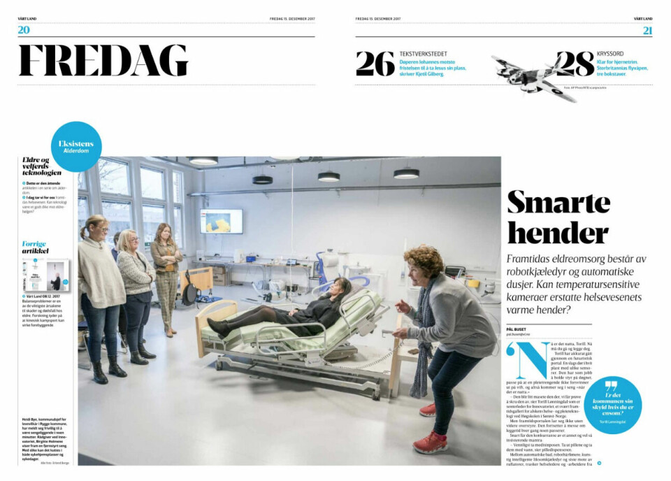 VÅRT LAND 15.12.17: Kan temperatursensitive kameraer erstatte helsevesenets varme hender?