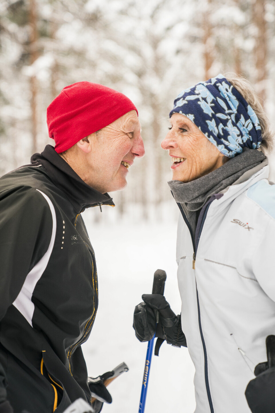 Skiturer er viktige for Magnhild Tonstad og Roar Høidal. Det å trene i naturen brakte dem sammen, både første og andre gang.