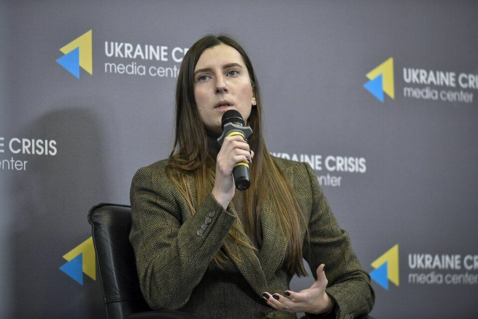 JOURNALIST: Som journalist for Kyiv Post har Anna Myroniuk dekket krigen i eget hjemland. Avisen ble lagt ned høsten 2021, men nå har Myroniuk bidratt til å etablere en ny internasjonal avis fra Ukraina, Kyiv Independent.(Foto: Privat)