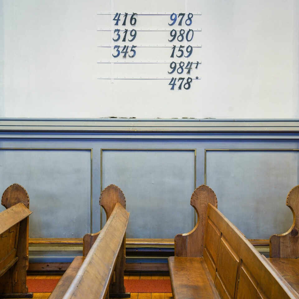 Teologer og kirkeledere misliker gjerne tall og økonomi, hevder
religionsforsker Vebjørn Horsfjord. (Foto: Erlend Berge)(Foto: )
