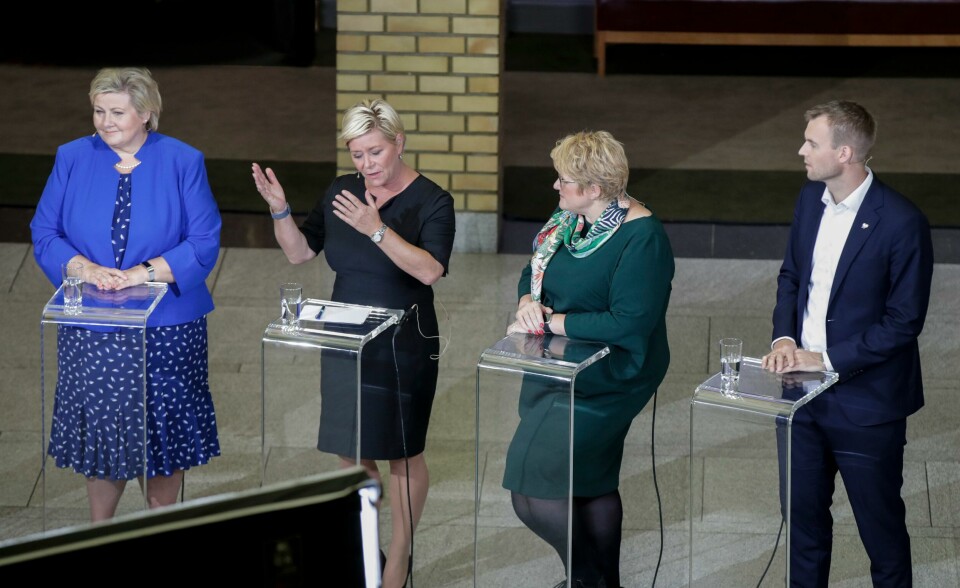 Kommune- og fylkesvalget 2019.Ikke bare har Erna Solbergs borgelige prosjekt falt i grus. Men også hennes mulighet til politisk manøvrering er betydelig snevret inn, skriver Berit Aalborg.(Foto: Vidar Ruud/NTB scanpix)