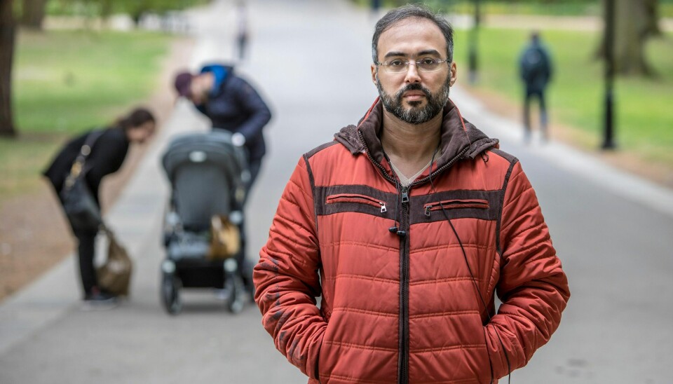 Forfatteren og bloggeren Iyad El-Baghdadi. CIA har advart norske myndigheter om en mulig trussel mot aktivisten som var venn og hadde flere samarbeid med Jamal Khashoggi. Foto: Ole Berg-Rusten / NTB scanpix