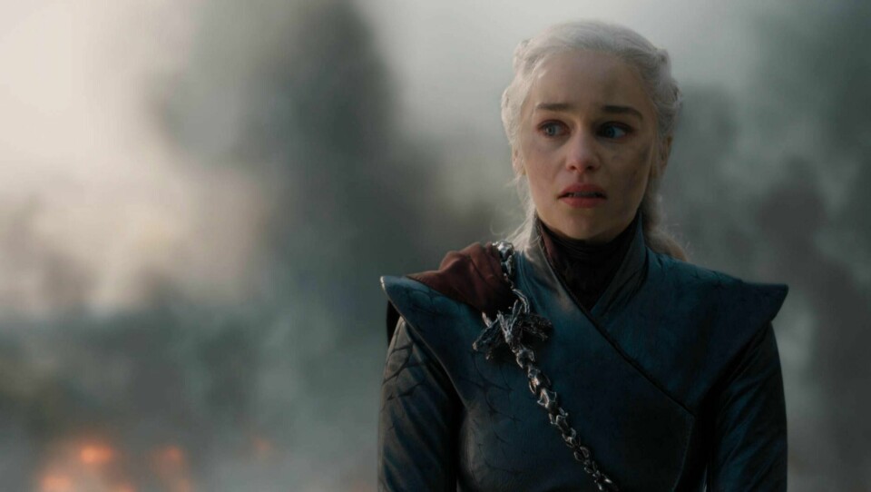 Skuespilleren Emilia Clarke spiller Daenerys Targaryen, en av hovedkarakterene i fantasyserien Game of Thrones.