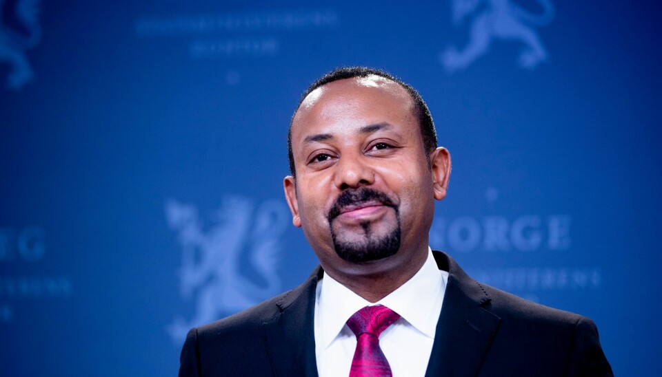 Abiy Ahmed i Oslo i 2019 for å motta Nobels fredspris. Foto: Stian Lysberg Solum / NTB Abiy Ahmed i Oslo i 2019 for å motta Nobels fredspris. Foto: Stian Lysberg Solum / NTB