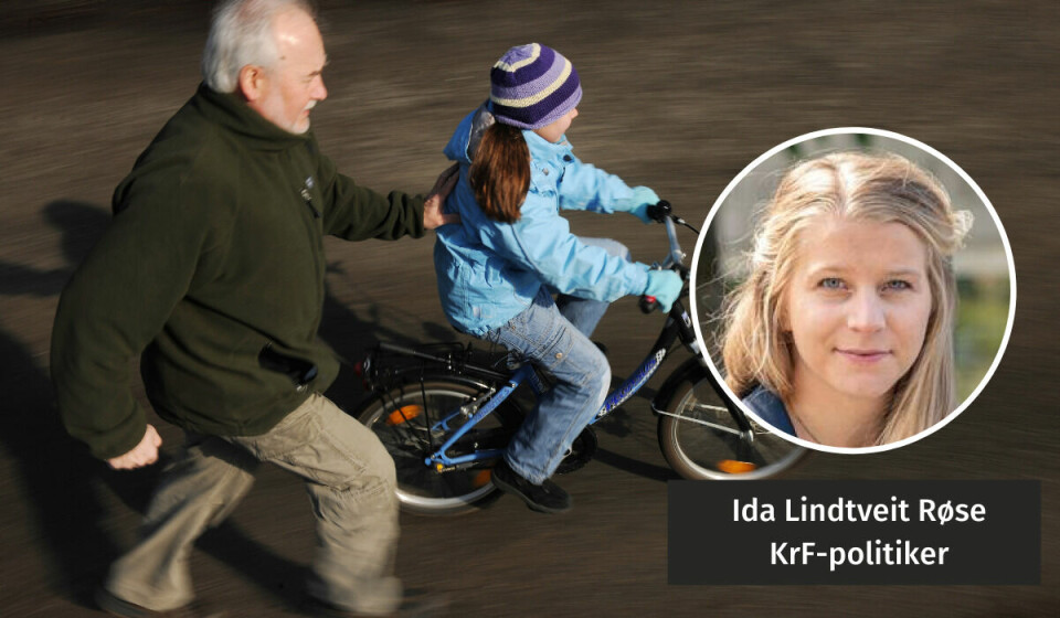 VIL BIDRA: - Mange eldre har ønske om å bidra mer, hvis det bare var lagt til rette for det. Stå lenger i arbeidslivet, deltakelse i frivillighet og på aktiviteter, og ikke minst være en støtte og til hjelp for barn, barnebarn og kanskje oldebarn, skriver Ida Lindtveit Røse.(Foto: Frank May / NTB)