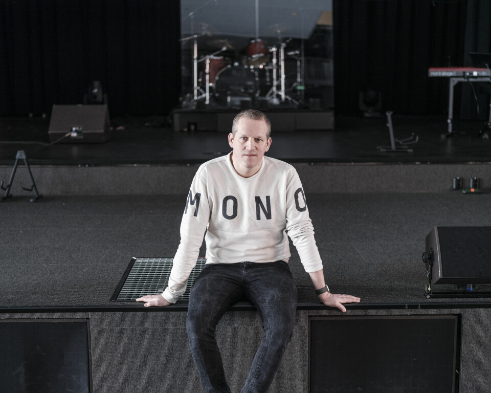 NEVNTE KIRKER: Pastor Thomas Åleskjær satte pris på at Jonas Gahr Støre nevnte kirker spesifikt under tirsdagens pressekonferanse. Thomas Åleskjær, OKS Romerikskirken.