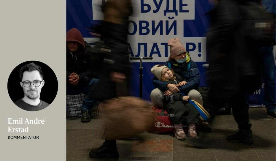 KNUSING: Russland prøvar å knuse det ukrainske demokratiet. Det må ikkje verda la skje, skriv kommentator Emil André Erstad. KNUSING: Russland prøvar å knuse det ukrainske demokratiet. Det må ikkje verda la skje, skriv kommentator Emil André Erstad.
