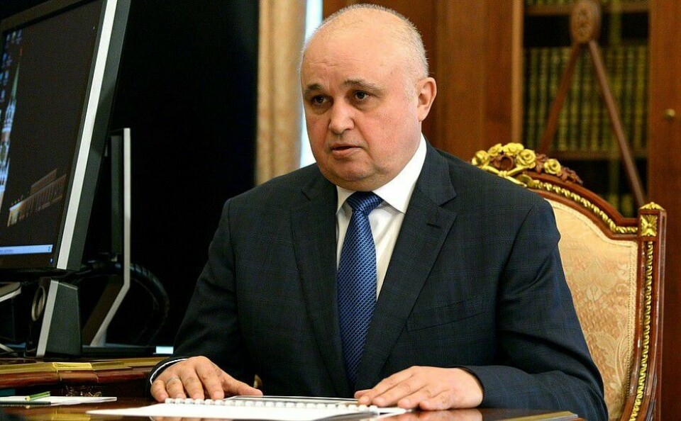 SIBIR: Sergei Tsivilyov er guvernør i Kemerovo-regionen. I en video som spres på nettet anklager lokalbefolkningen ham for å gjort unge menn til «kanonføde».