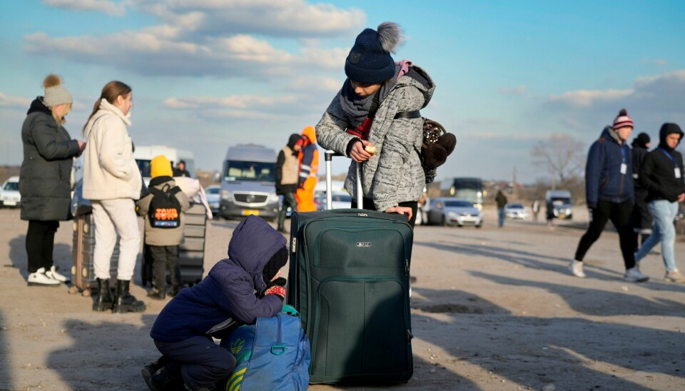 Nesten 400.000 ukrainske flyktninger har kommet til Moldova. Her er flyktninger ved grenseovergangen Palanga i Moldova. Foto: Sergei Grits / AP / NTB Nesten 400.000 ukrainske flyktninger har kommet til Moldova. Her er flyktninger ved grenseovergangen Palanga i Moldova. Foto: Sergei Grits / AP / NTB