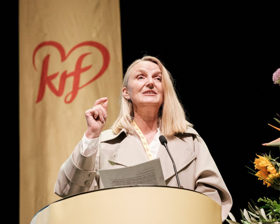 Anne Kristin Bruns fra KrFs landsmøte i fjor. KRF landsmøte