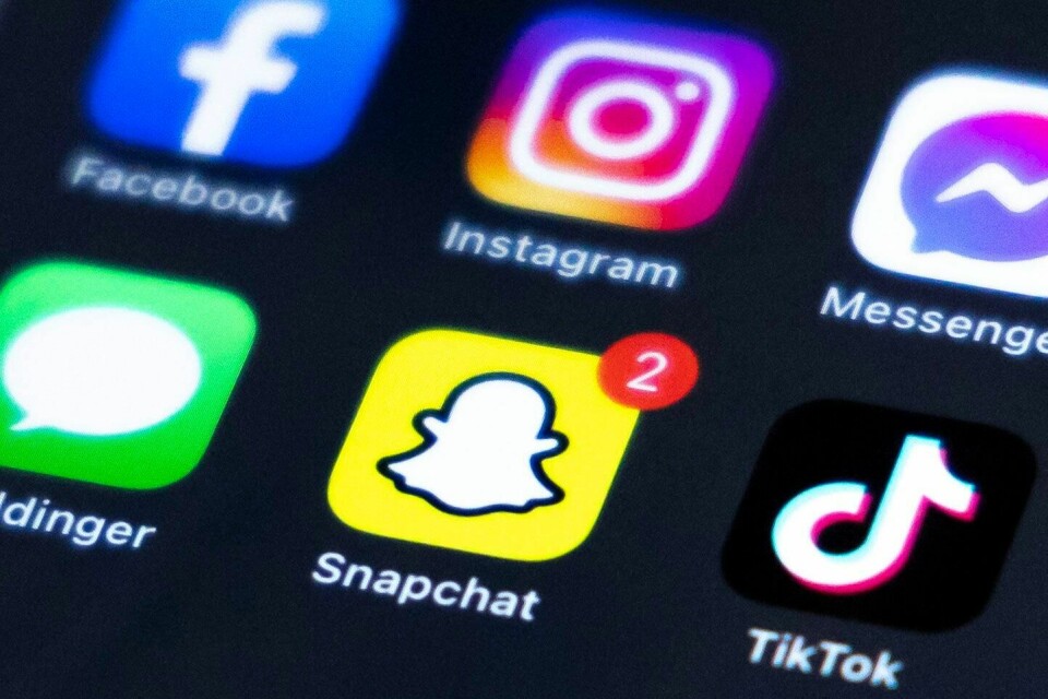 Regjeringen foreslår 15-årsgrense i sosiale medier. Foto: Beate Oma Dahle / NTB Slettmeg.no har i sommer fått flere henvendelser fra Snapchat-brukere som har fått sin kontoen kapret og blitt utsatt for utpressingsforsøk. Foto: Beate Oma Dahle / NTB