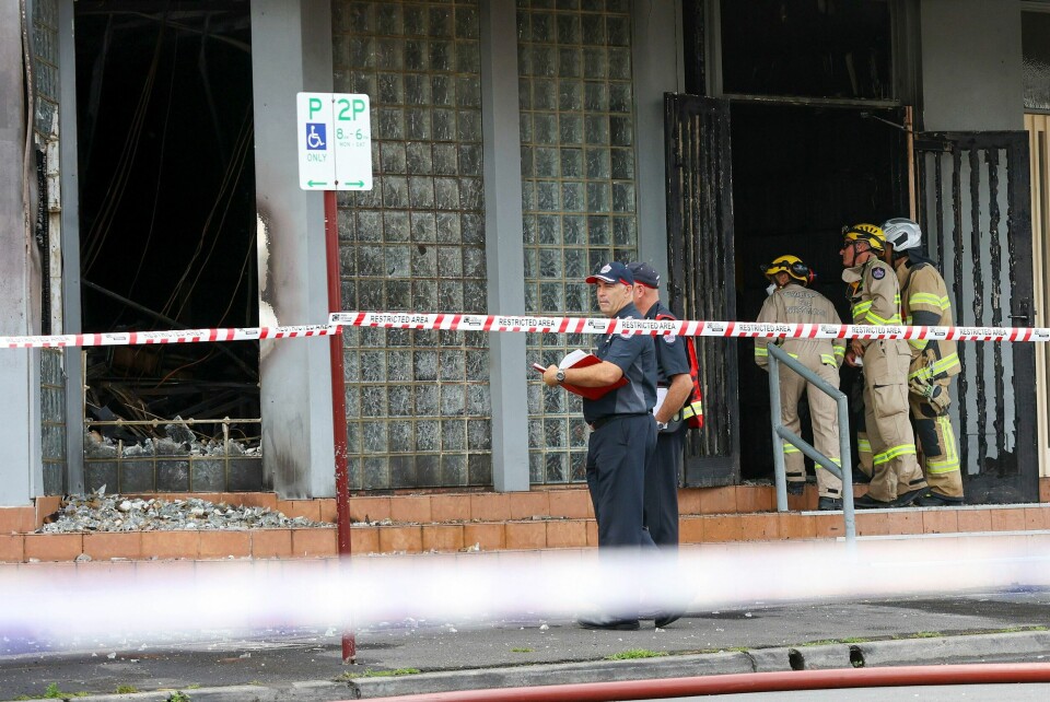 Brannvesenet og politiet i Melbourne er på stedet der det mistenkes at en synagoge ble påtent fredag. Foto: Con Chronis / AAP via AP / NTB Brannvesenet og politiet i Melbourne er på stedet der det mistenkes at en synagoge ble påtent fredag. Foto: Con Chronis / AAP via AP / NTB