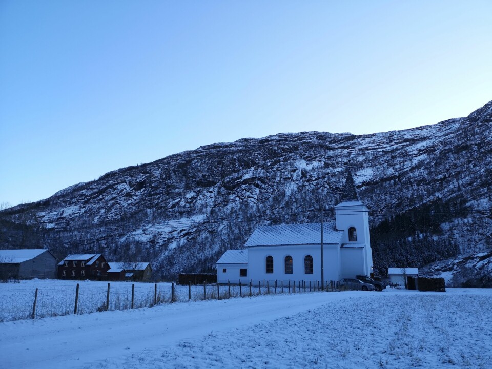 EI AV TO: Dei rundt 150 innbyggarane i Eksingedalen har to kyrkjer og to sokneråd, sidan dalen tidlegare tilhøyrte ulike kommunar. g