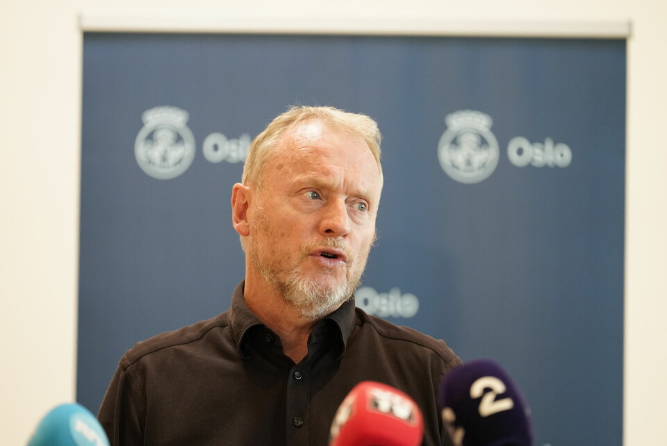 OSLO: Byrådsleder Raymond Johansen oppfordrer Oslo-folk til å stille opp på markering mandag kveld. Byrådsleder Raymond Johansen møtte pressen lørdag. Foto: Håkon Mosvold Larsen / NTB