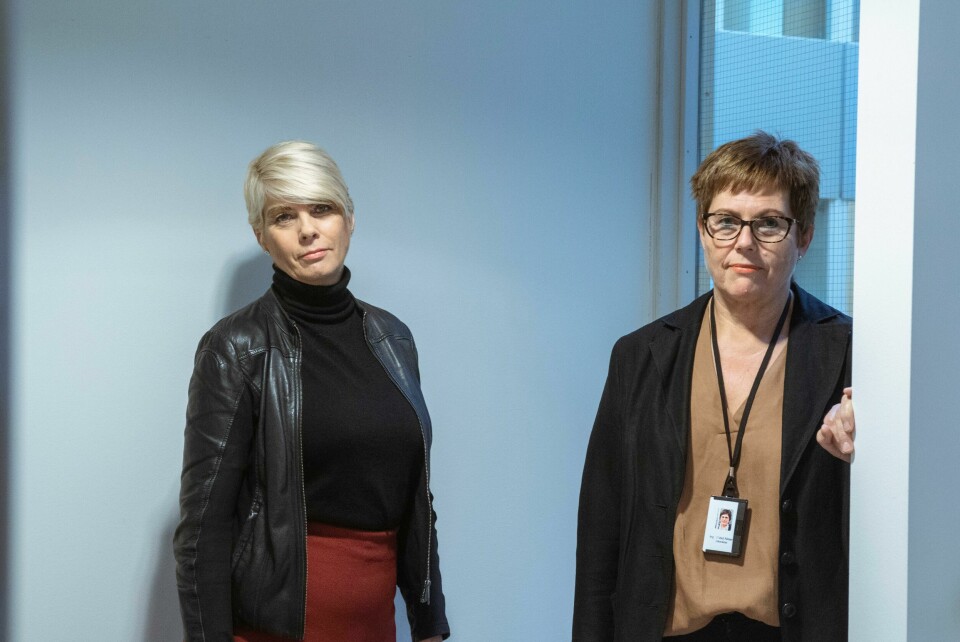 Leder og direktør i Kirkerådet, Kristin Gunleiksrud Raaum og Ingrid Vad Nilsen, mener årets statsbudsjett var som forventet.(Foto: Tuva Skare)