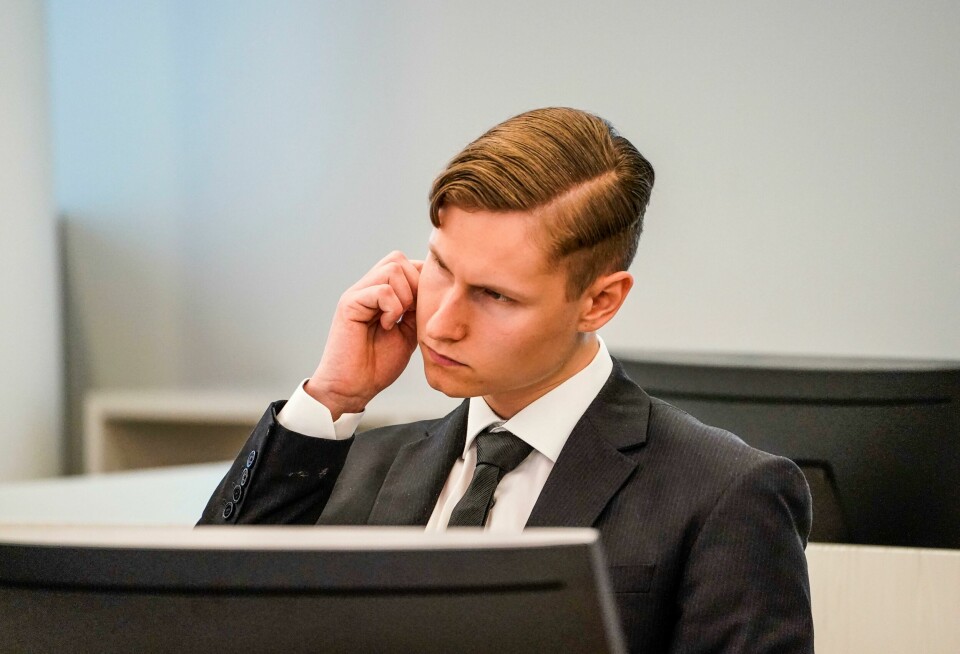 Straffesaken mot draps- og terrortiltalte Philip ManshausDraps- og terrortiltalte Philip Manshaus i Asker og Bærum tingrett torsdag.(Foto: Lise Åserud/NTB scanpix)