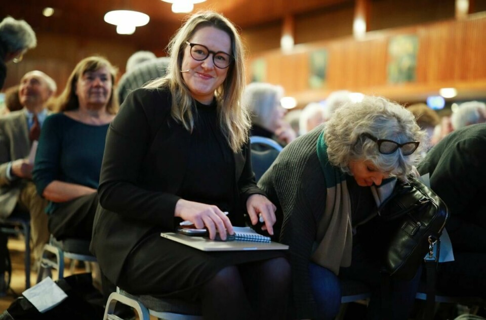 I desember 2018 møtte Marte Michelet historikere på et heldagsseminar på HL-senteret, etter utgivelsen av boka om Hjemmefronten. I desember 2018 møtte Marte Michelet historikere på et heldagsseminar på HL-senteret, etter utgivelsen av boka om Hjemmefronten. (Foto: Ørn E. Borgen / NTB)