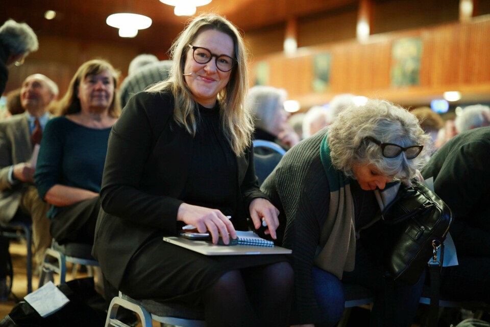 Oslo 20181220.Marte Michelet møter historikere etter utgivelsen av boka om Hjemmefronten. Foto: Ørn E. Borgen / NTB Oslo 20181220.
Marte Michelet møter historikere etter utgivelsen av boka om Hjemmefronten.
Foto: Ørn E. Borgen / NTB