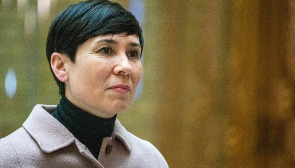 BRUDD: Ine Eriksen Søreide (H) mener at folkeretten brytes på Gaza. Oslo 20220228. Ine Eriksen Søreide (H) i forbindelse med møtet i den utvidede utenriks- og forsvarskomiteen på Stortinget mandag.Foto: Terje Pedersen / NTB