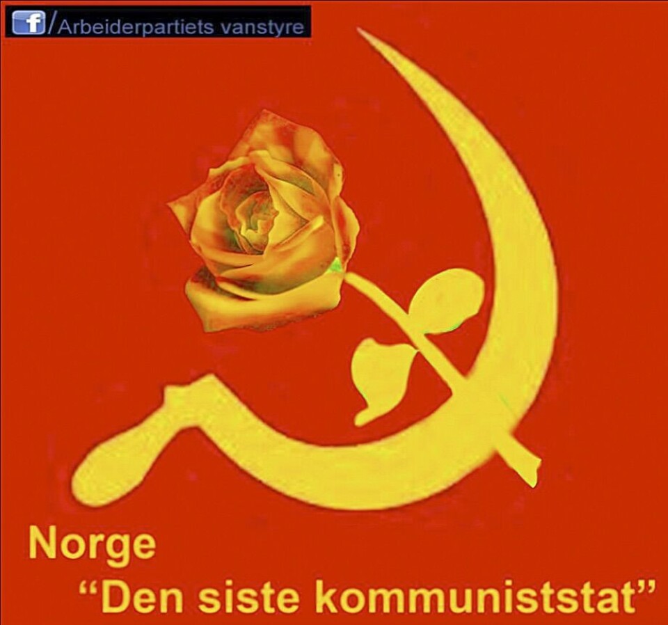 Bildene er hentet fra Facebook-gruppen «Aldri mer Arbeiderpartiet».