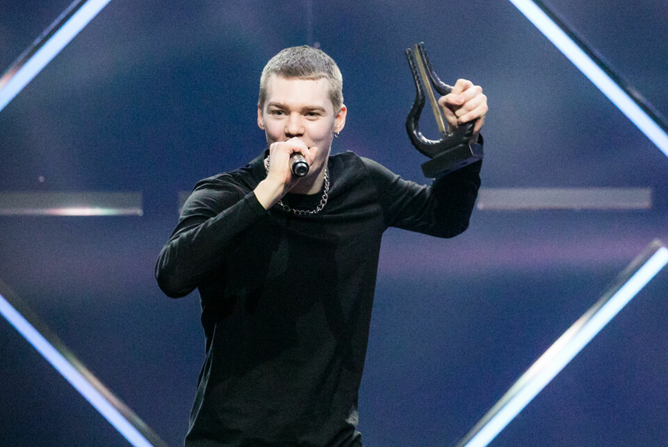 NORGE: Kristoffer Karlsen mottok prisen urban med Noen ganger og andre under Spellemannprisen 2017. Kristoffer Karlsen