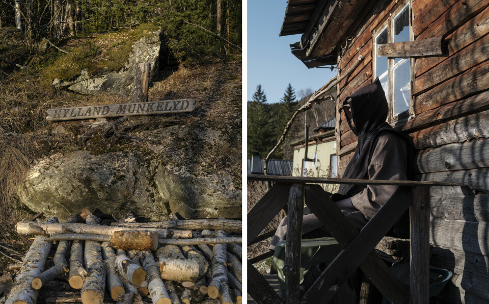 LÆREN: Munk Miikael anser Guds vilje for å være Pavens lære, men at det også handler om å be, og spørre om Guds vilje for og i seg selv. Hylland munkelyd