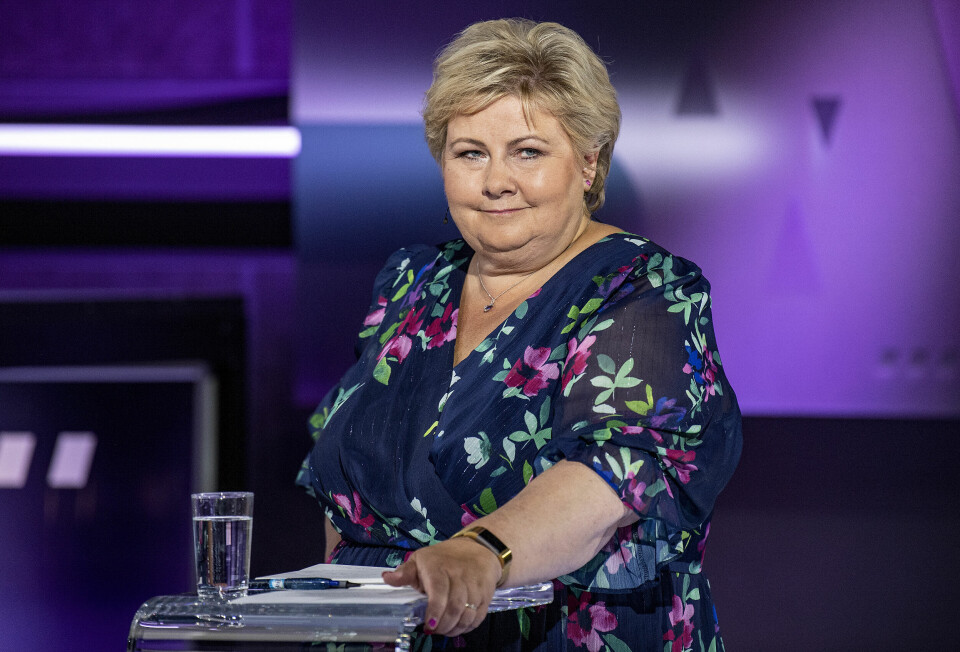 FOSSER FREM: Høyre gjør sin beste måling siden februar i fjor. Med 27,1 prosents oppslutning er partiet tilbake på gamle høyder, som da velgere ga Solberg tillit i tidlig pandemi-tid.(Foto: Marit Hommedal/NTB)