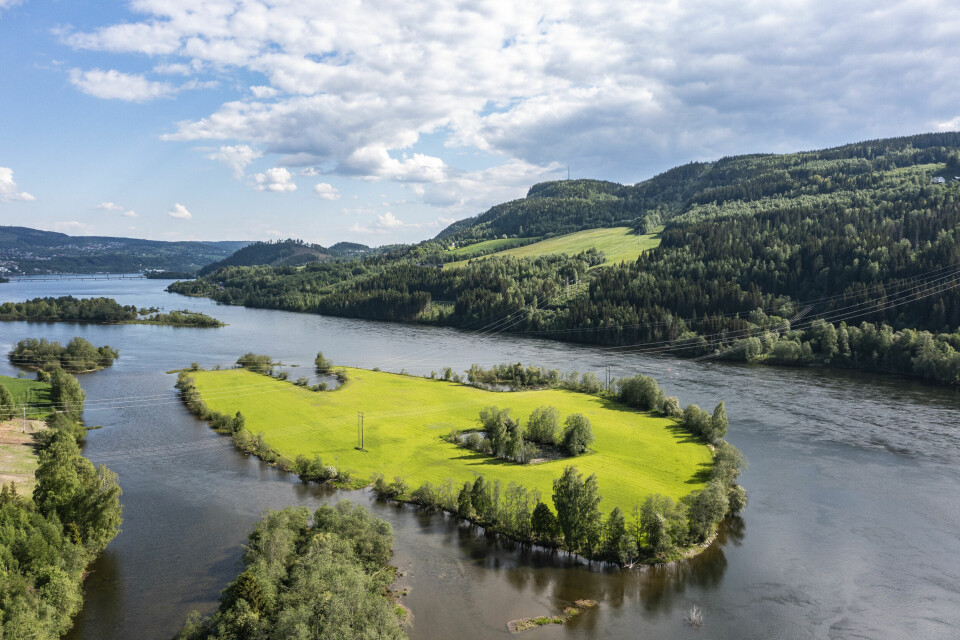URØRT OG GRØNT: Lågendeltaet ved Lillehammer - strid om veiutbygging i området. Før valget ønsker flere partier å verne større deler av norsk natur. Valg 2021